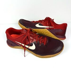 Nike Metcon 4 Burgundy Crush Athletic Sneakers Shoes Men’s Sz 15 AH7453-628